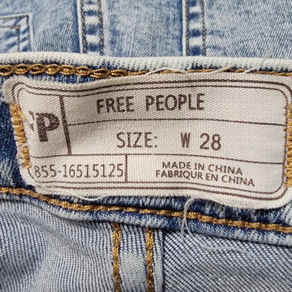 Free People Great Heights Freyed Hem Distressed Skinny Jeans - Picture 9 of 13